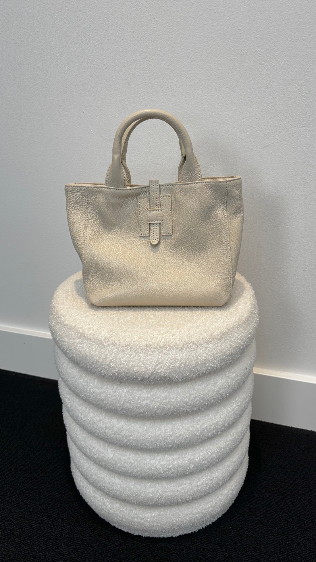 Holly Leather Bag Beige