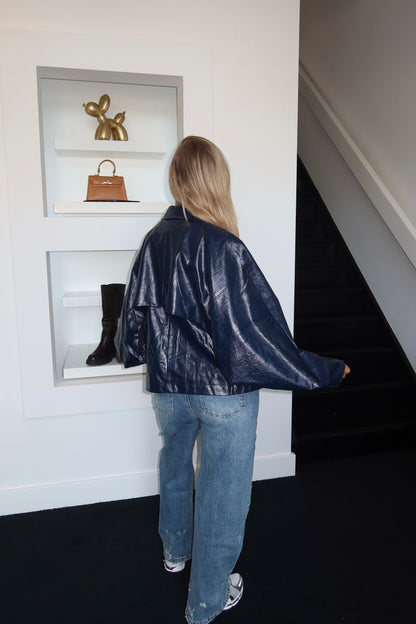 Eli Jacket Glossy Navy