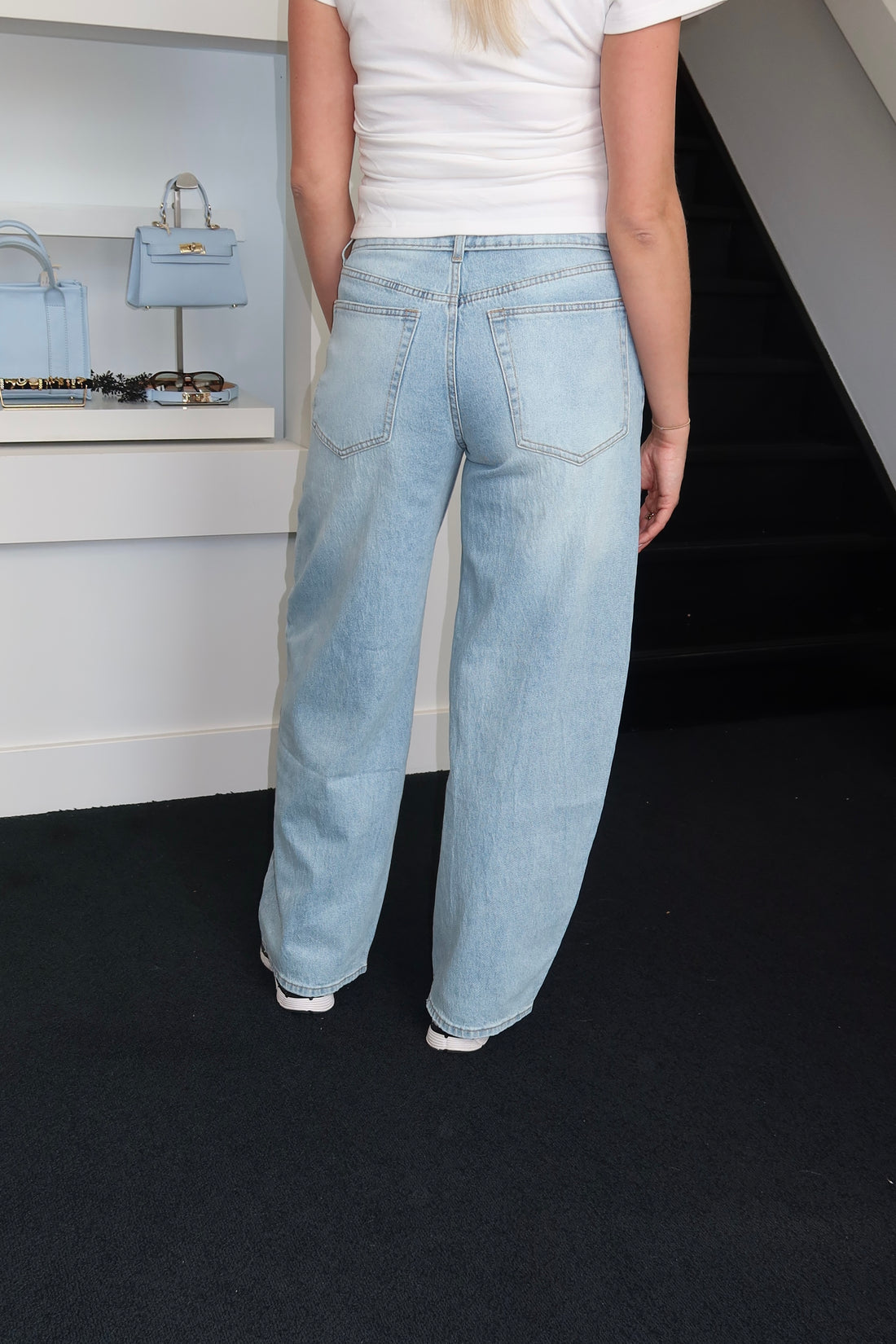 Laulia Fold Over Full Length Jeans 6062