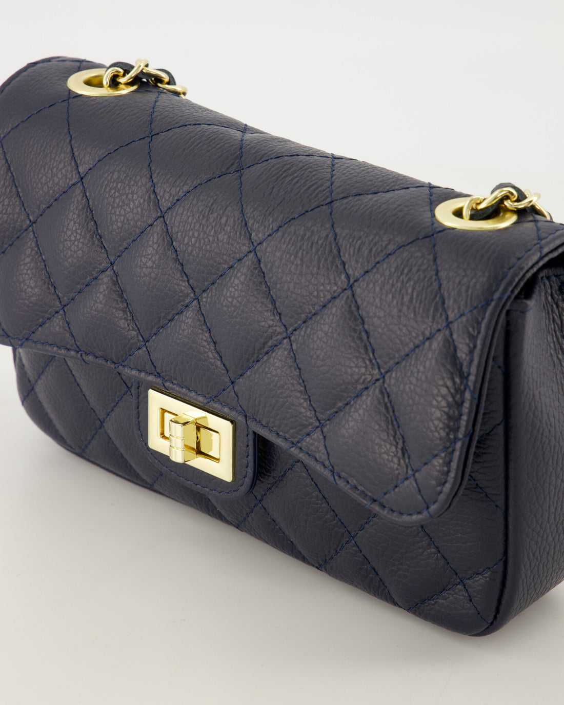 Sophia Leather Bag Navy