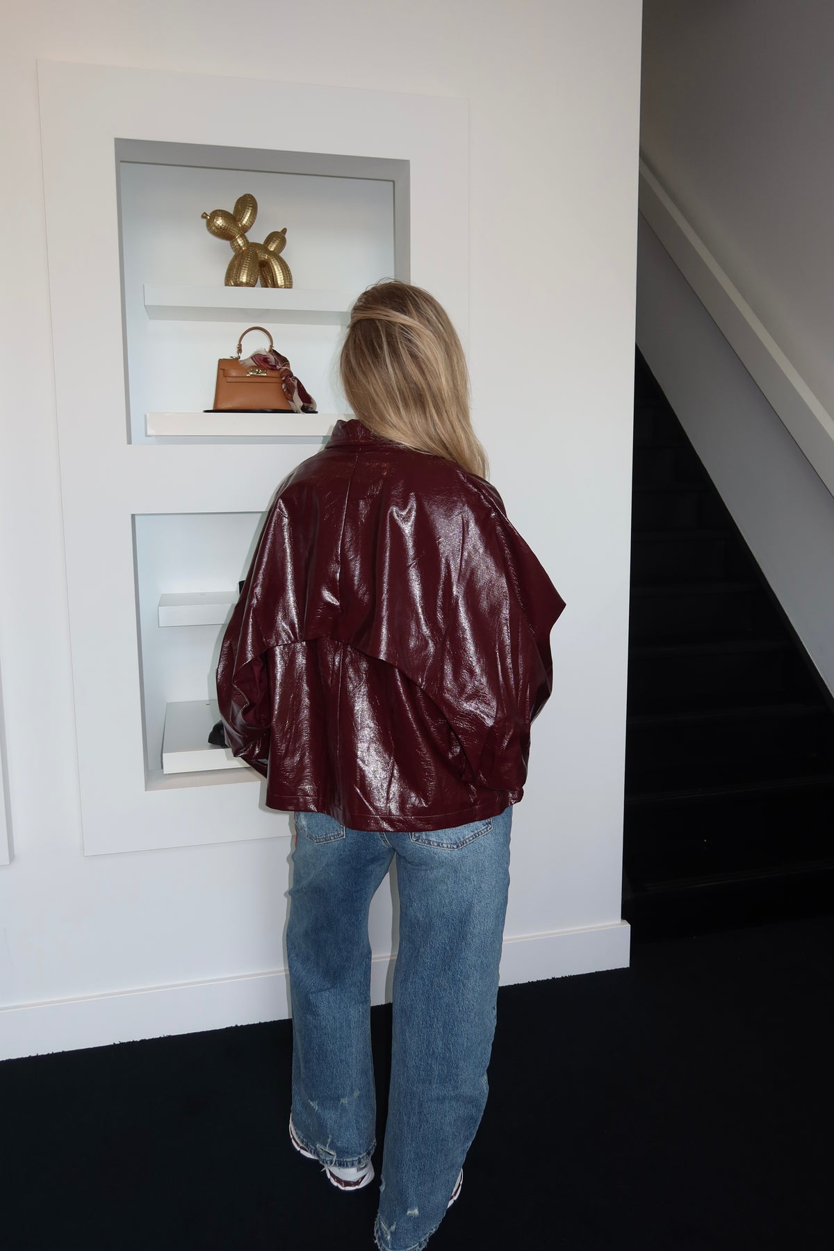 Eli Jacket Glossy Bordeaux