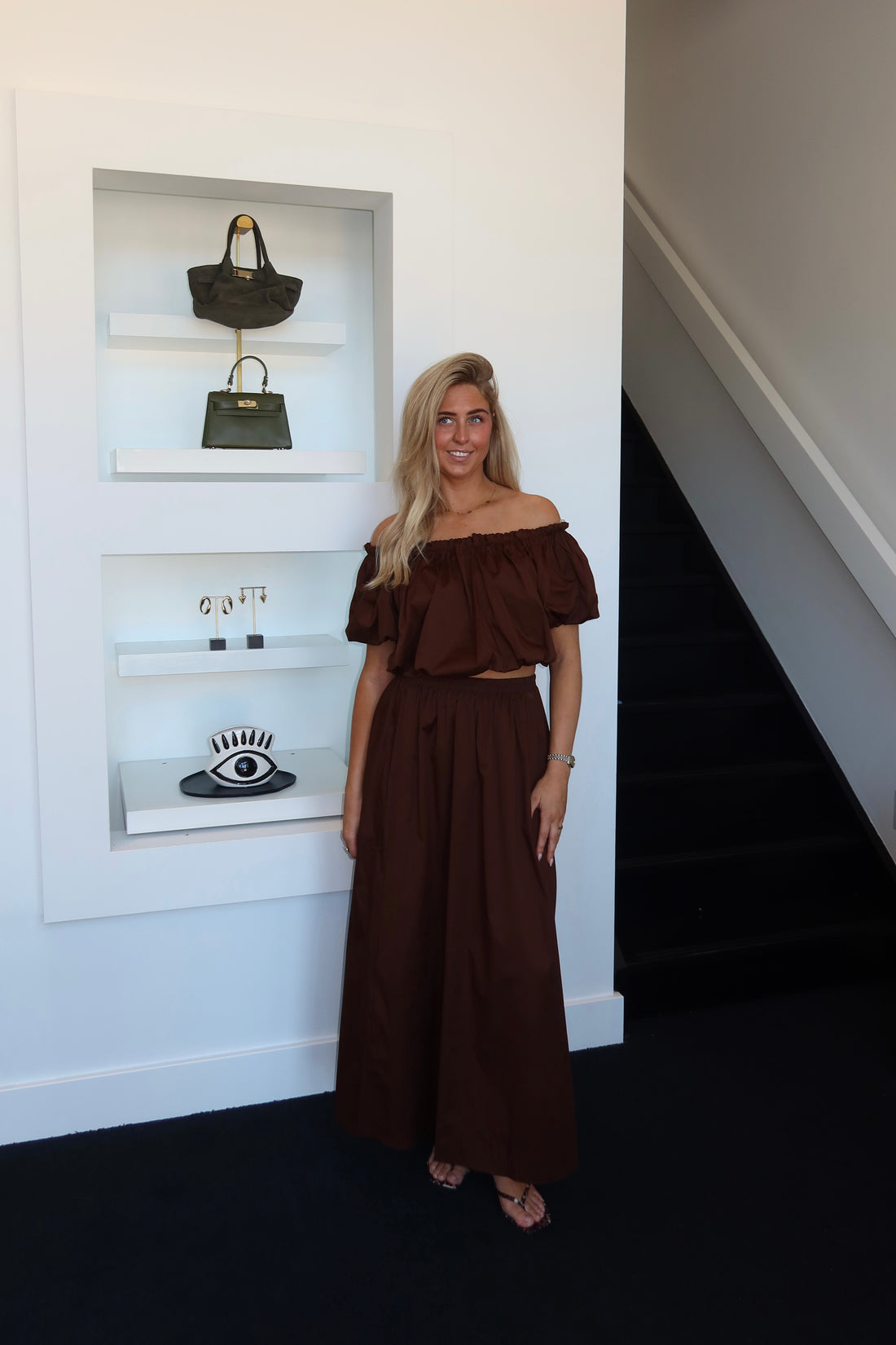 Elle Beach Club Set Brown