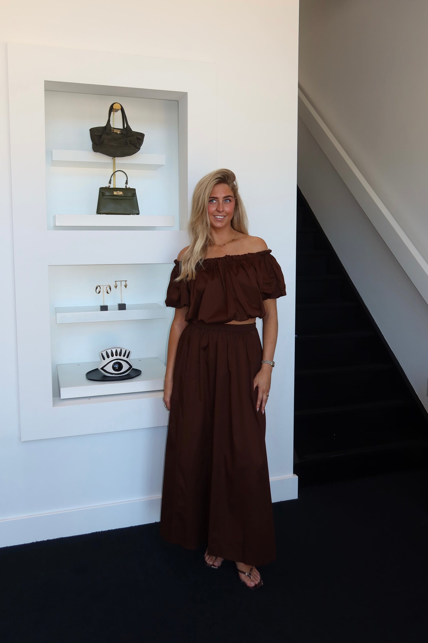 Elle Beach Club Set Brown