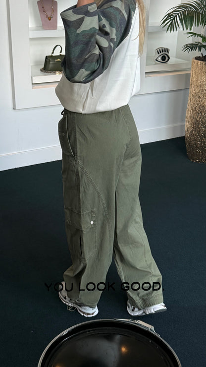 Ambika Freya Cargo Pants Khaki