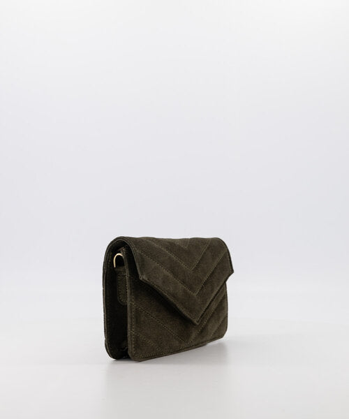 Laurie Suede Bag Olive