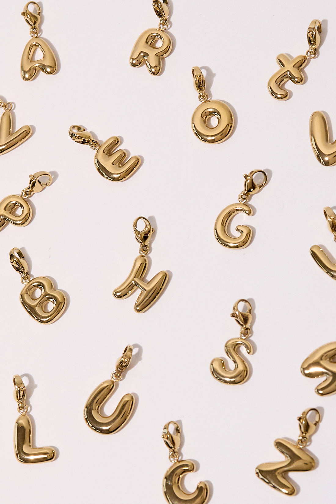 Charm Letter Gold