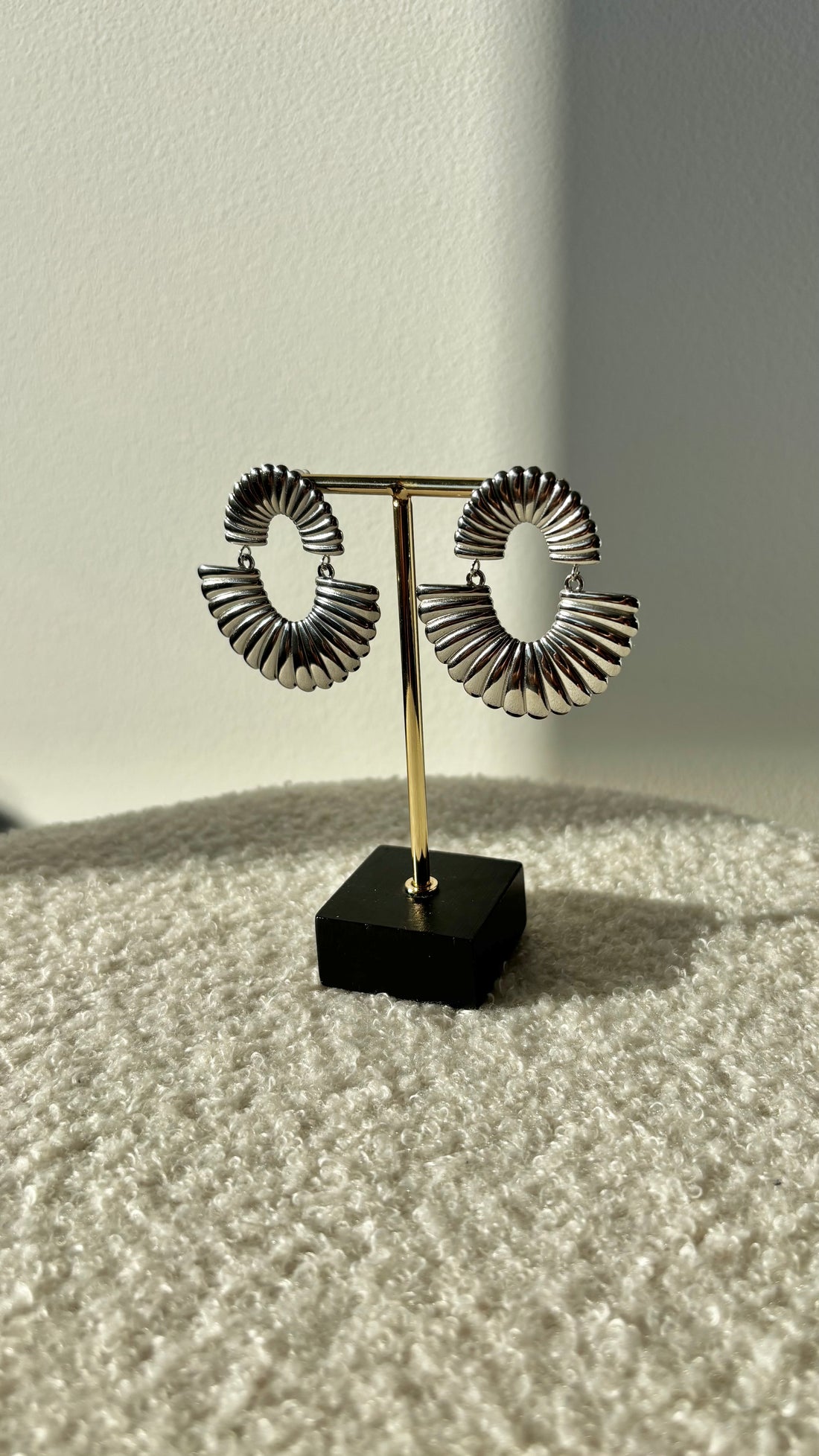 Wave Earrings Silver