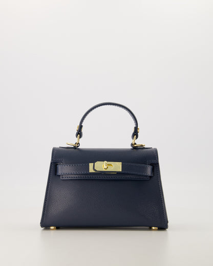 Kella Leather Bag Navy