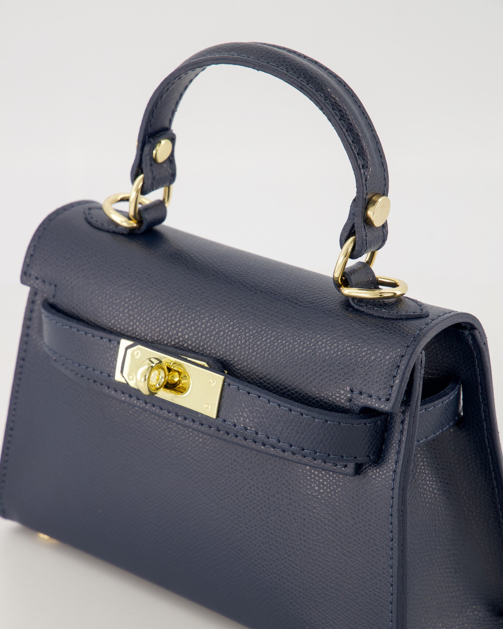 Kella Leather Bag Navy