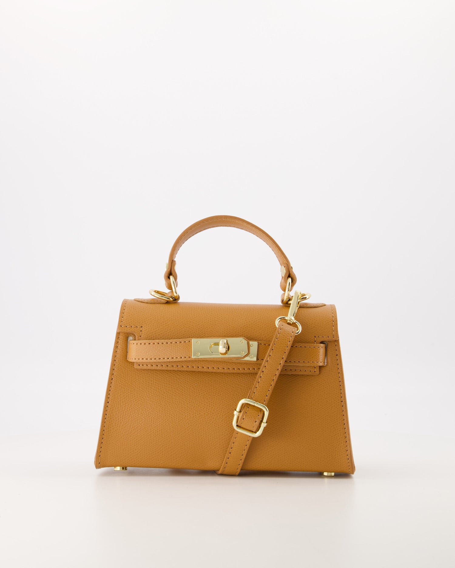 Kella Leather Bag Cognac