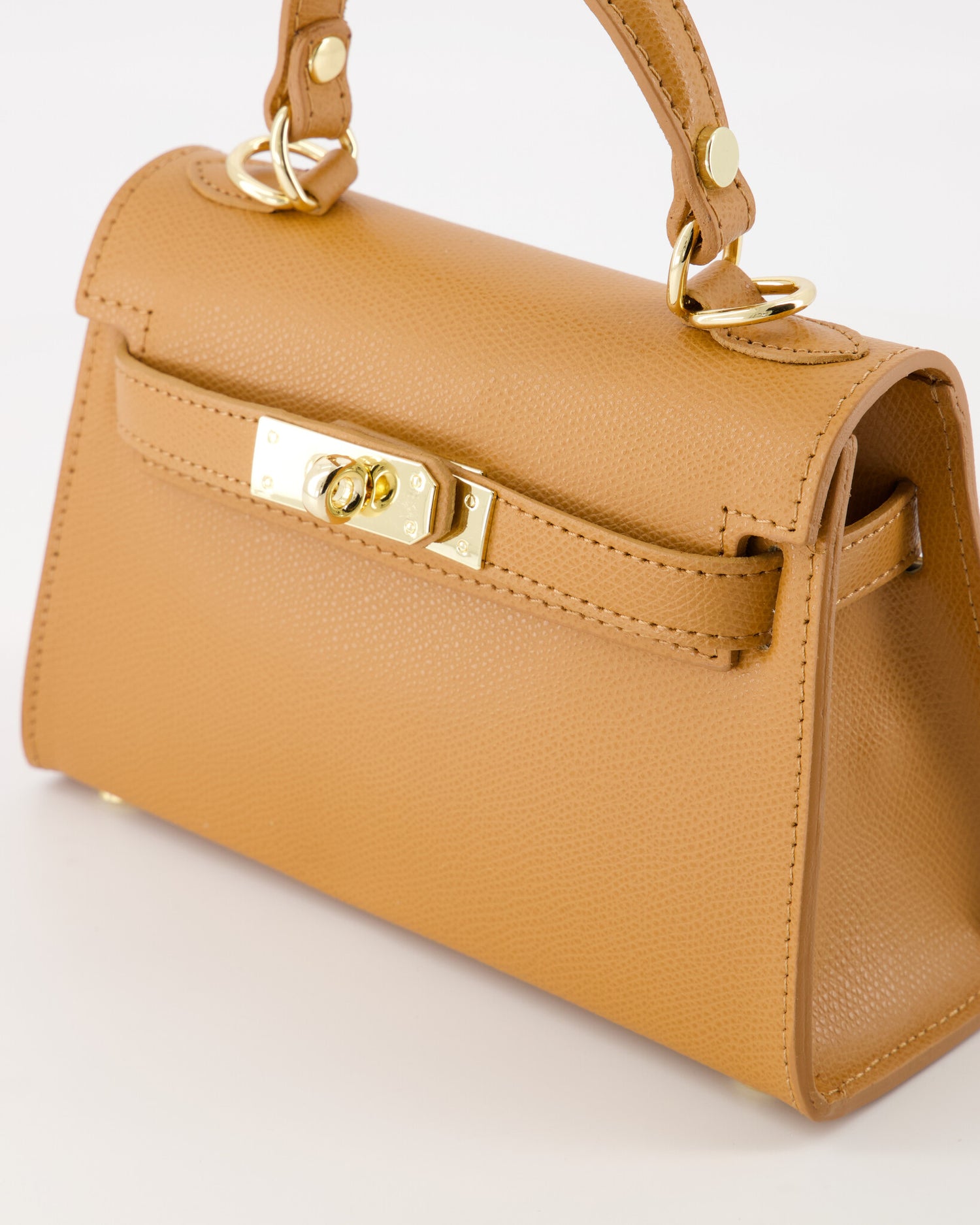 Kella Leather Bag Cognac