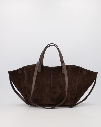 Martha Suede Grain Bag Brown