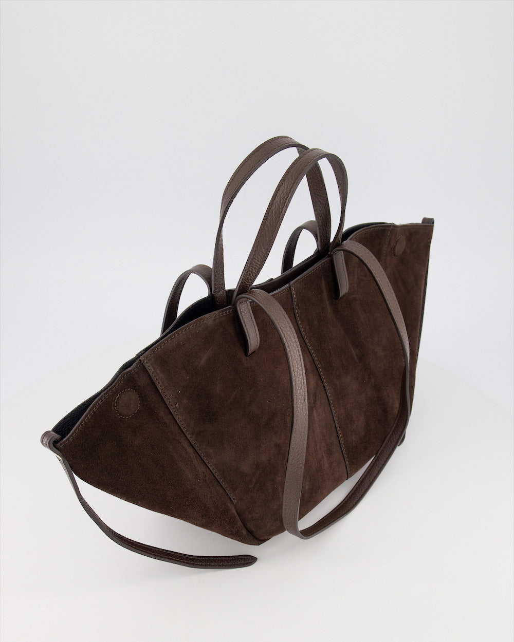 Martha Suede Grain Bag Brown