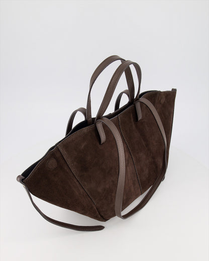 Martha Suede Grain Bag Brown