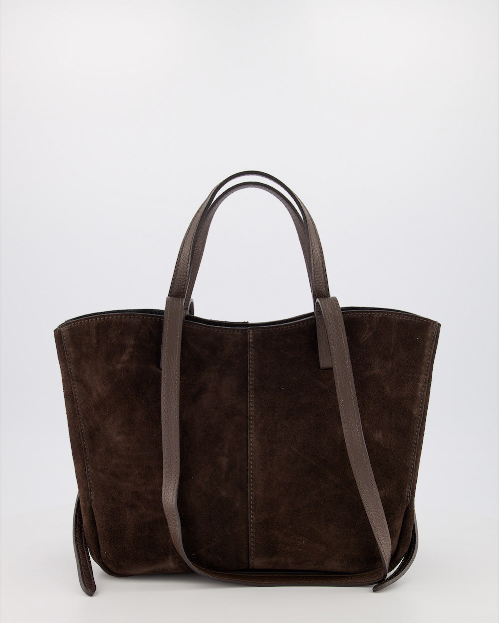 Martha Suede Grain Bag Brown