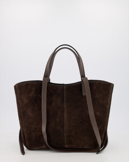 Martha Suede Grain Bag Brown