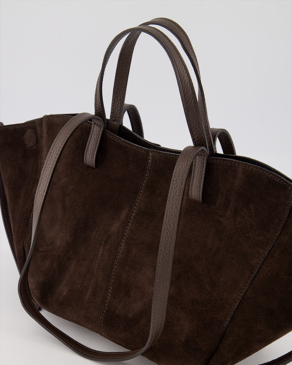 Martha Suede Grain Bag Brown