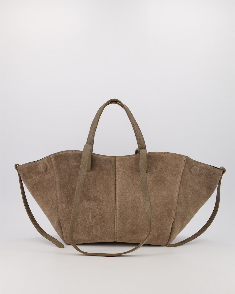 Martha Suede Bag Taupe