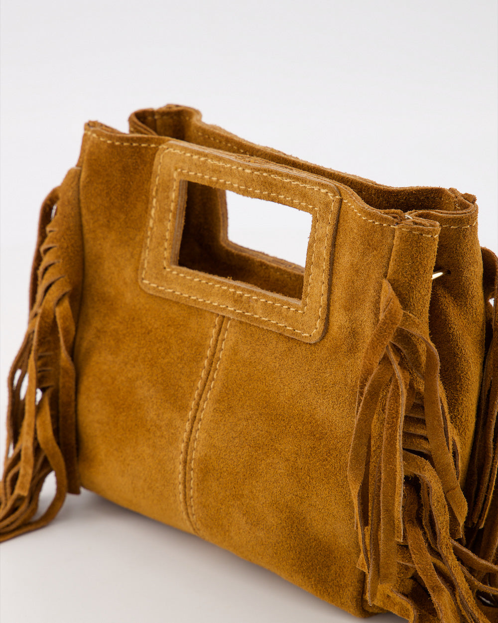 Miss Mini Suede Bag Cognac