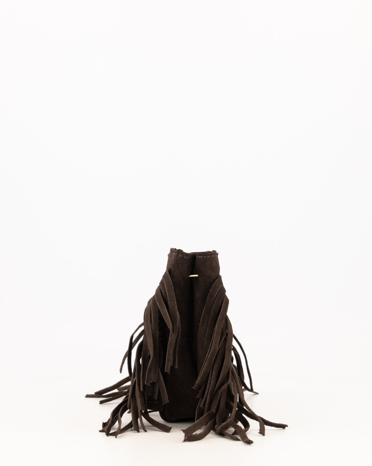 Miss Mini Suede Bag Dark Brown