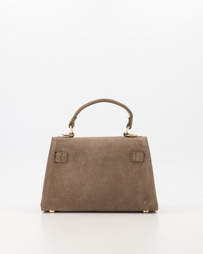 Kella Leather Bag Suede Taupe