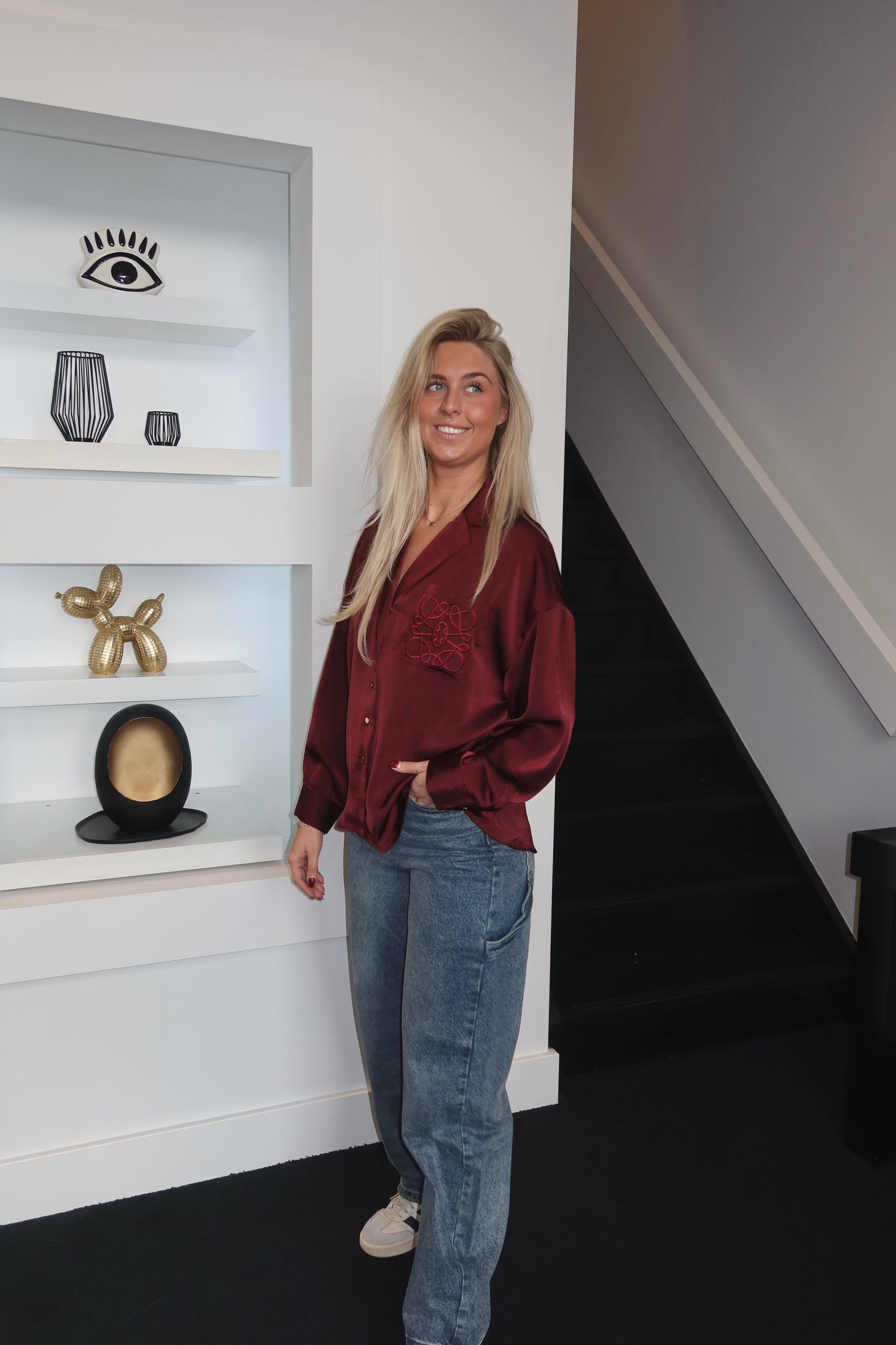 Maeve Blouse Bordeaux 35