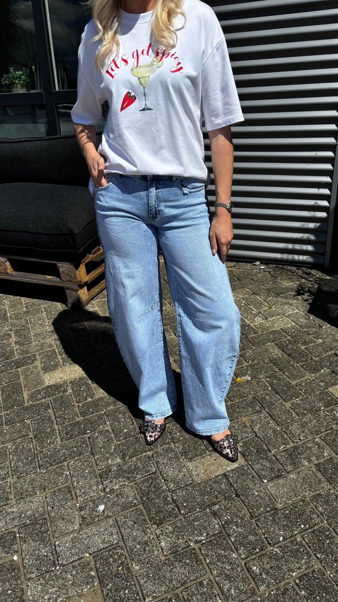 Eva Mid Waist Balloon Jeans 3717