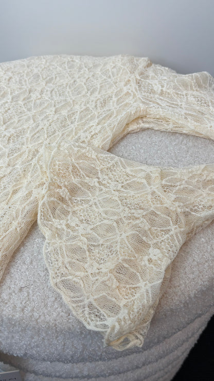 Macy Lace Top Beige 24219