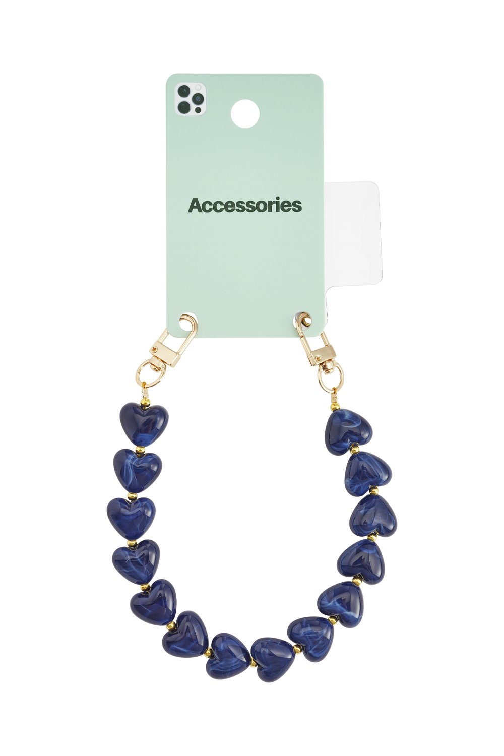 Blue Heart Phone Cord