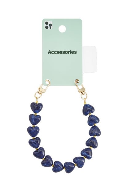 Blue Heart Phone Cord