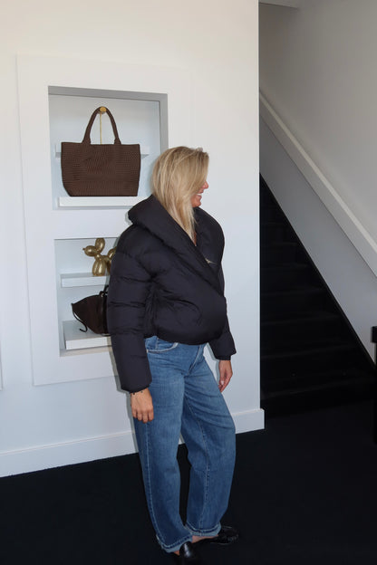 City Puffer Coat Black 7662