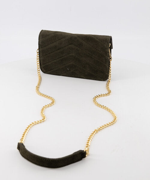 Laurie Suede Bag Olive