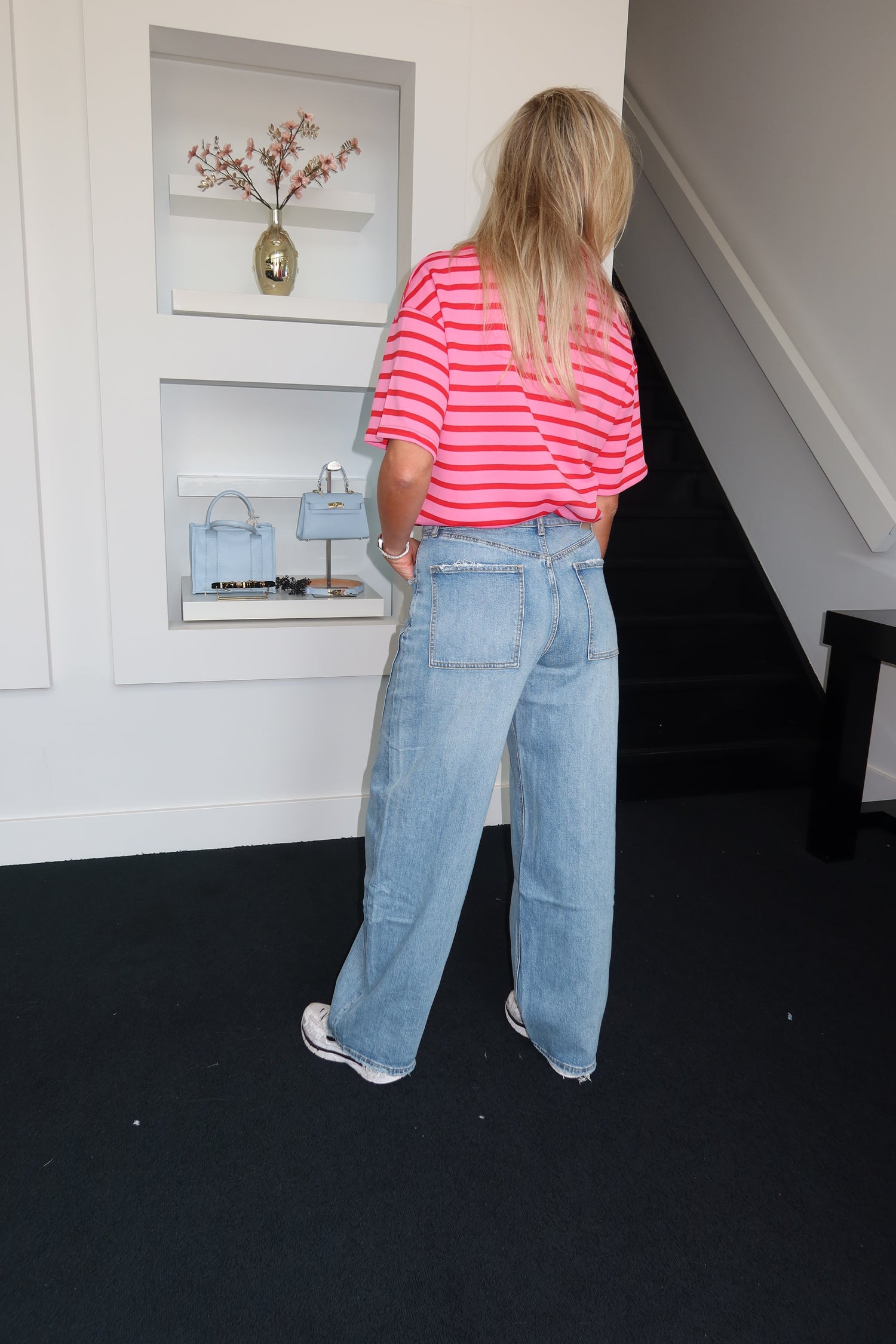 QH Baggy Curve High Waist Jeans 3912