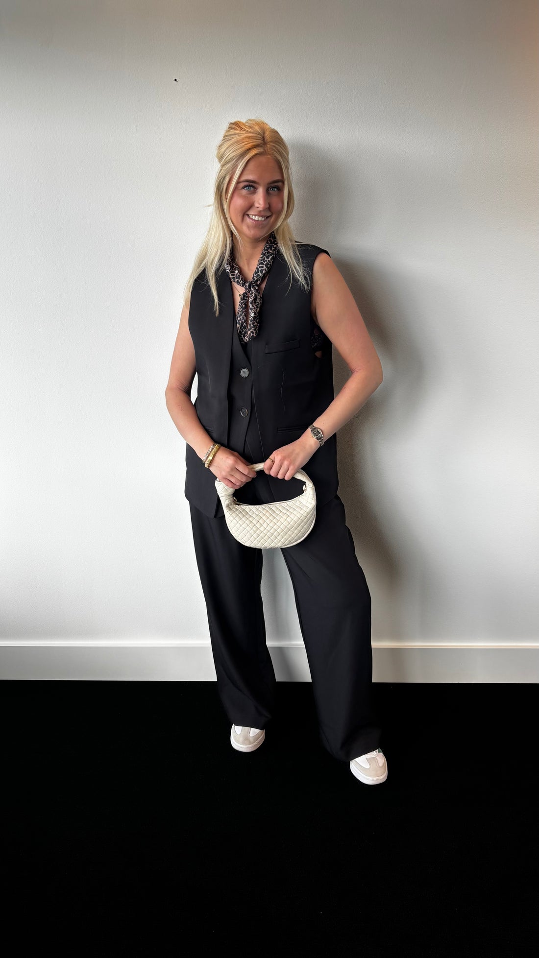 Statement Gilet Zwart 24734