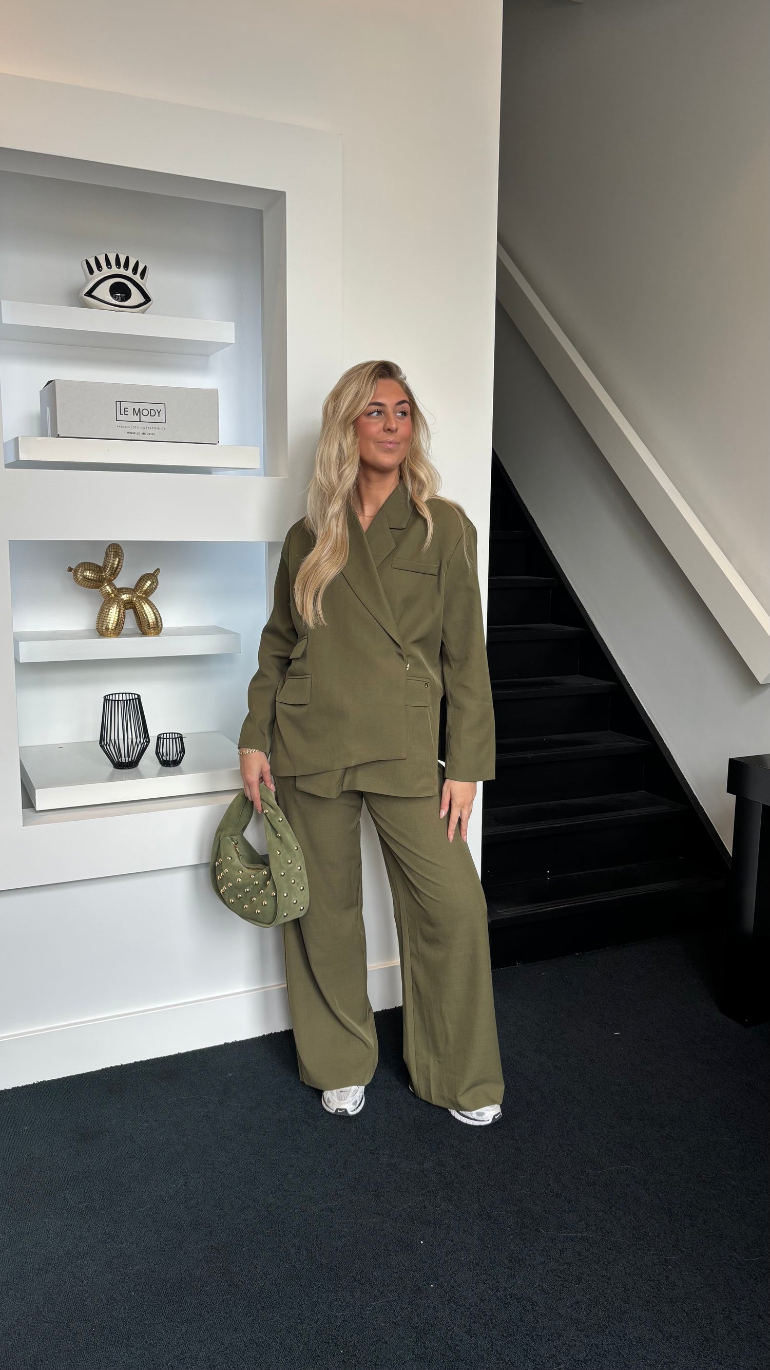 Gris Pantalon Olive