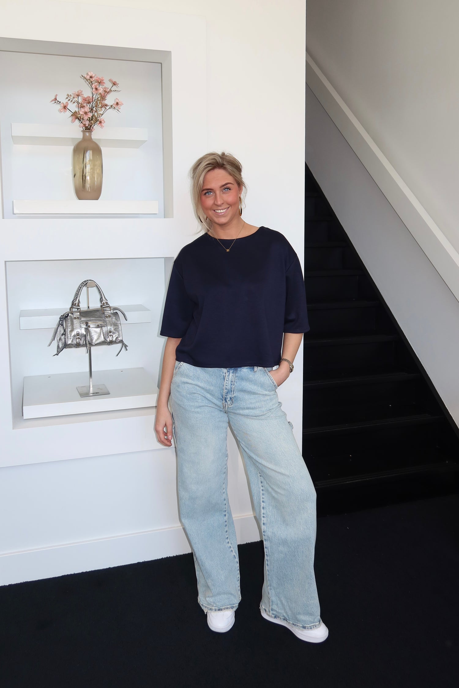 Breezy T-Shirt Navy 13681