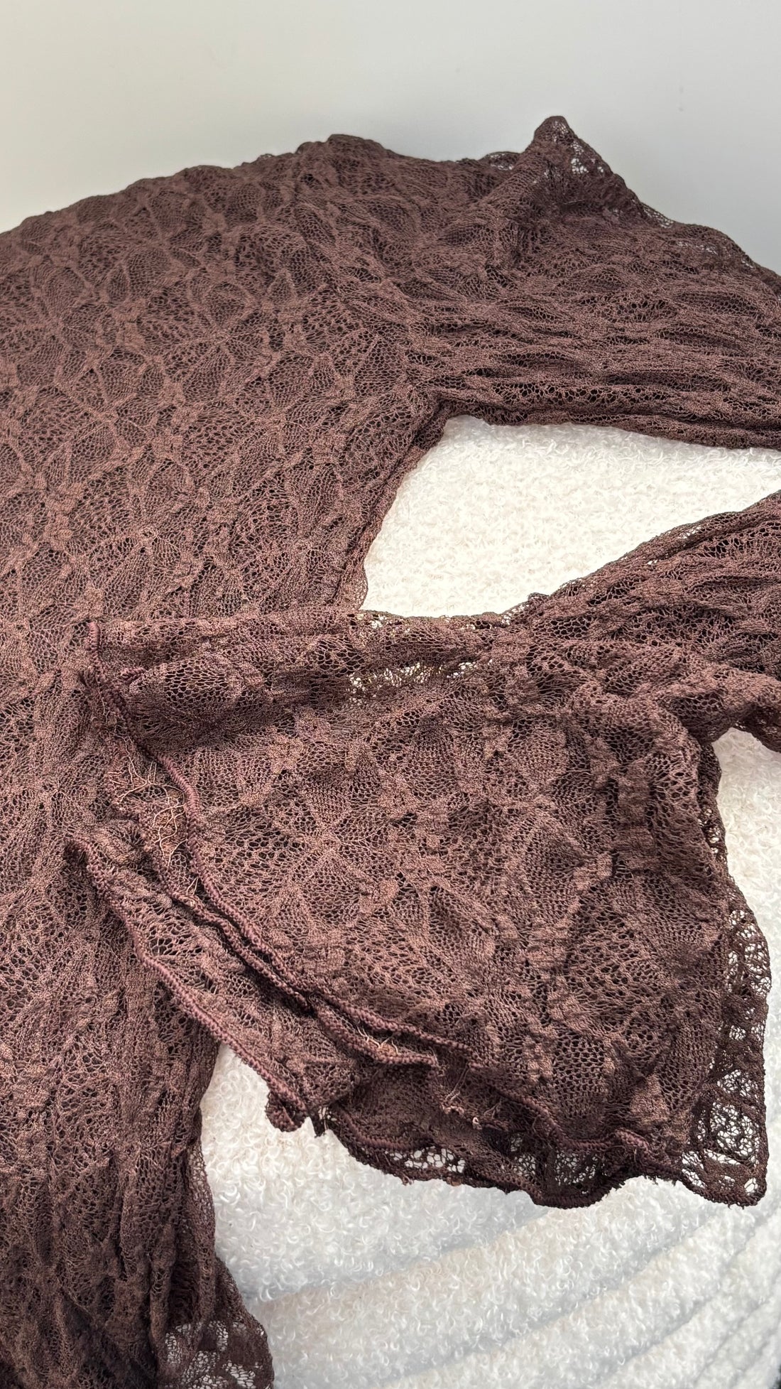 Macy Lace Top Brown 24219
