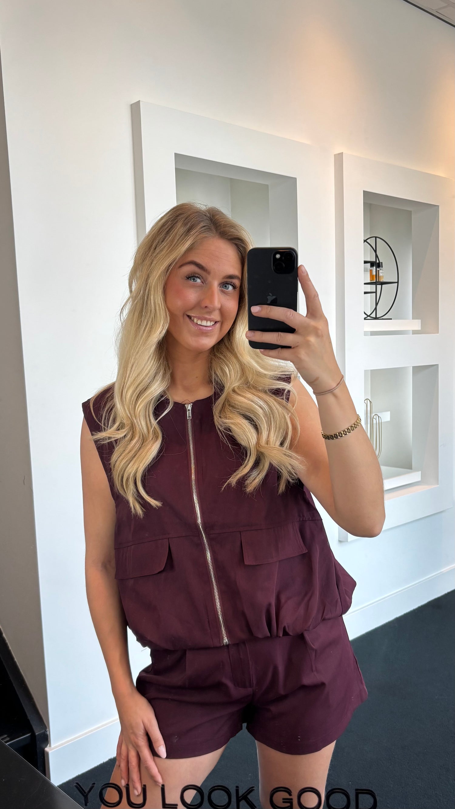 Red Wine Two Piece Set