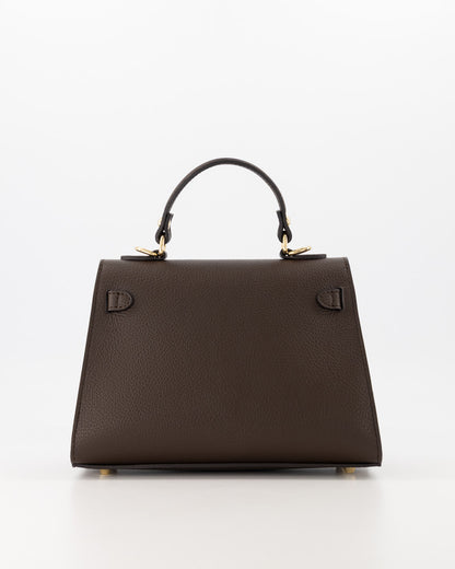 Kella Medium Leather Bag Brown