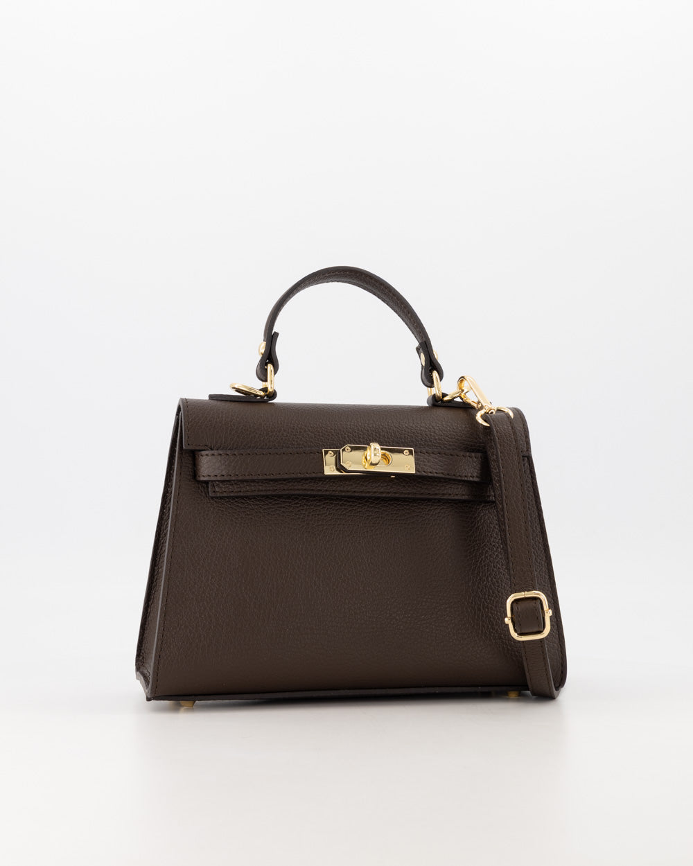 Kella Medium Leather Bag Brown