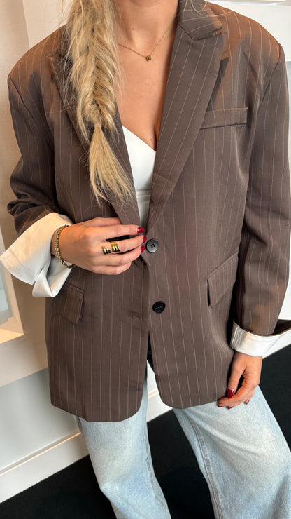 Mocha Oversized Blazer 11102