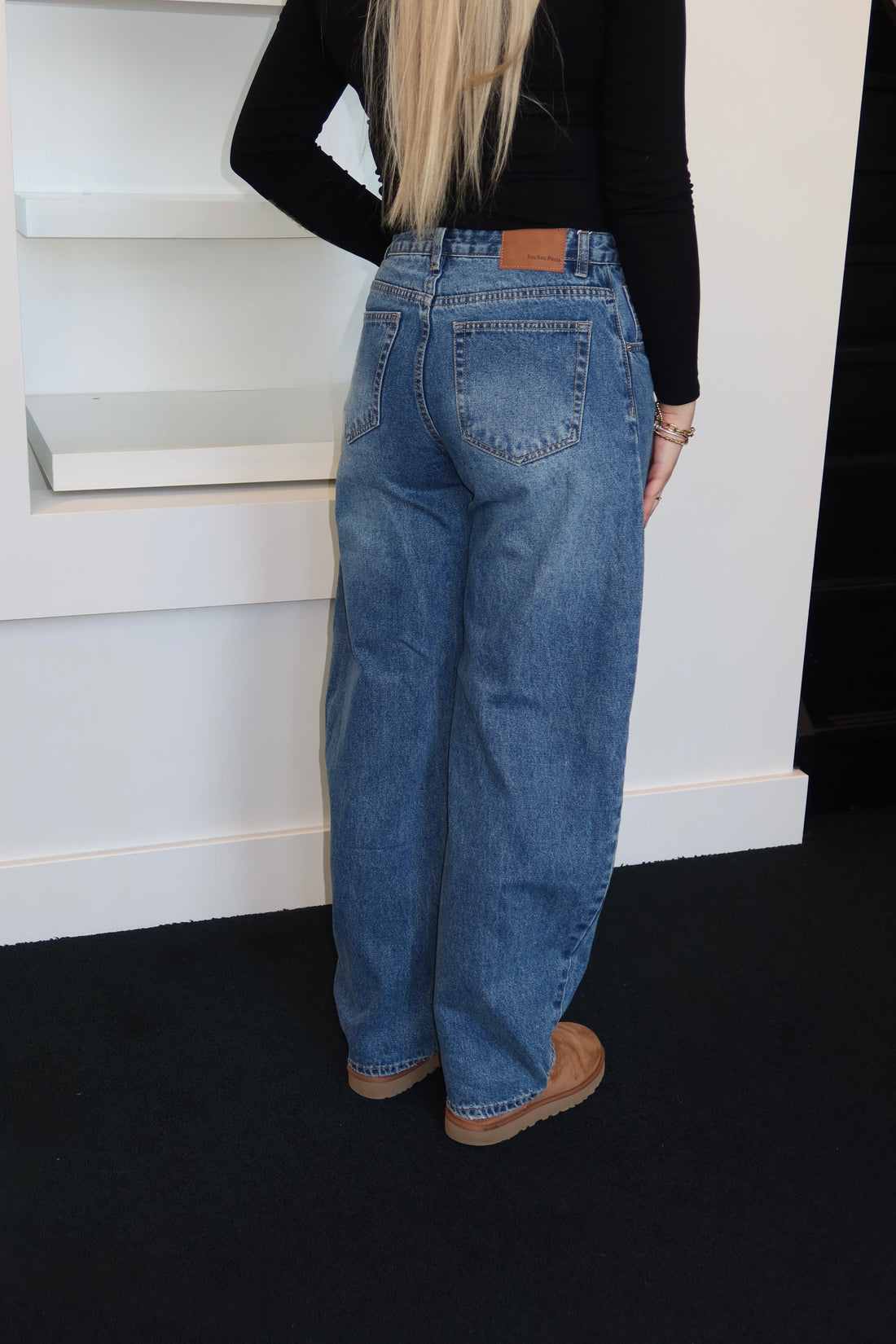 Balloon Jeans Medium Blue 3930