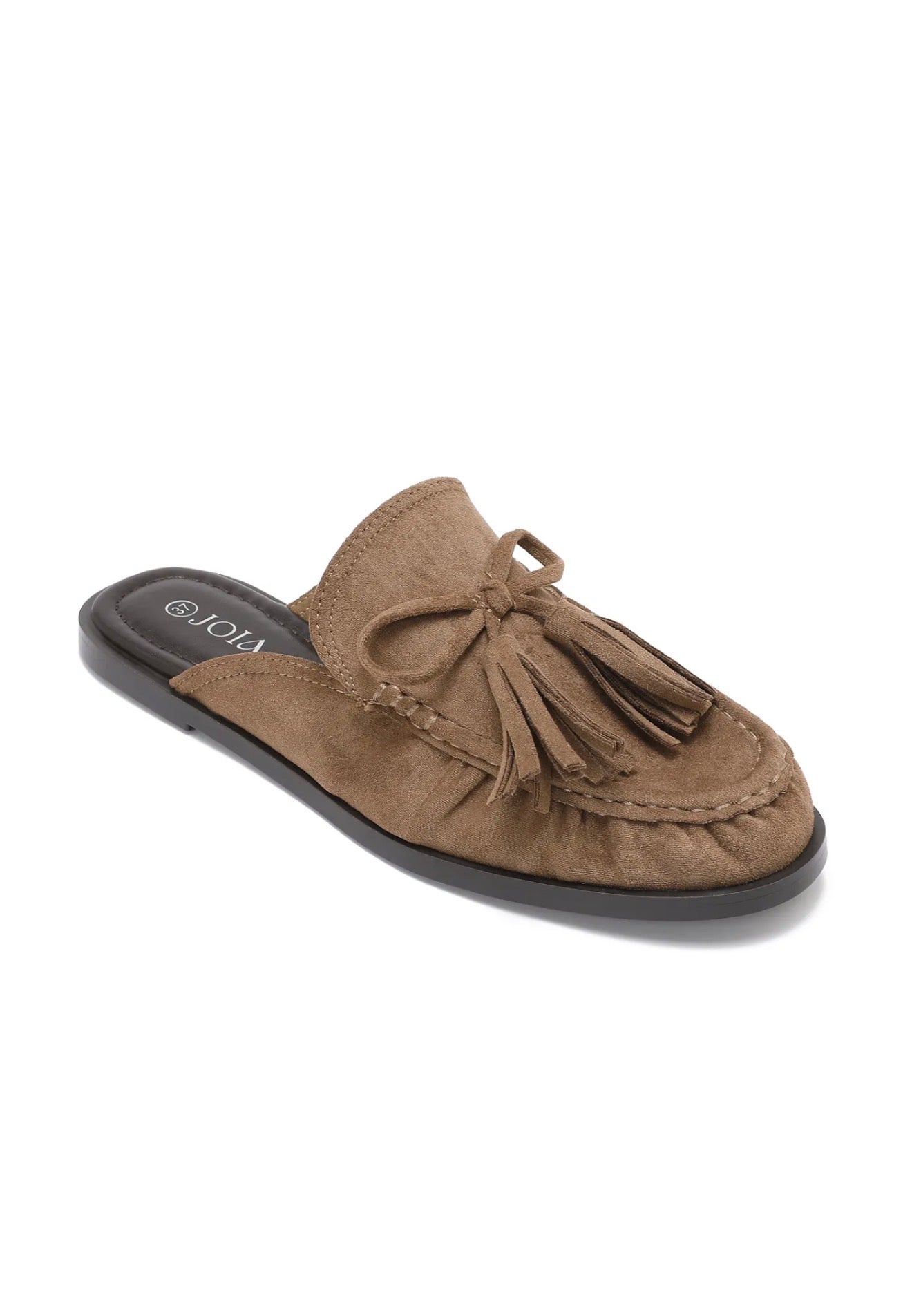 Sophie Suede Loafers Camel