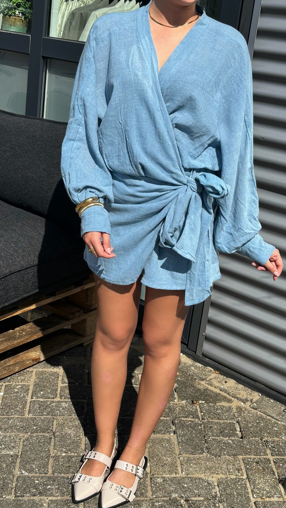 Cabana Ocean Dress Blue