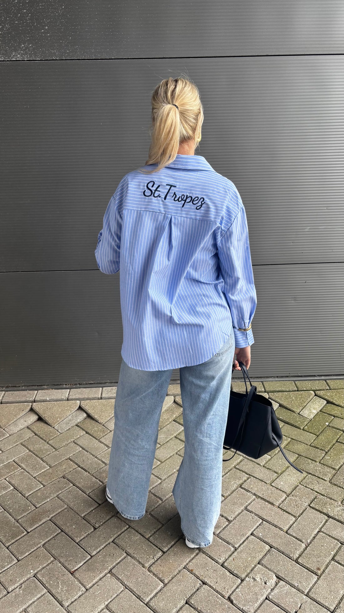 St Tropez Blouse Blue 15478