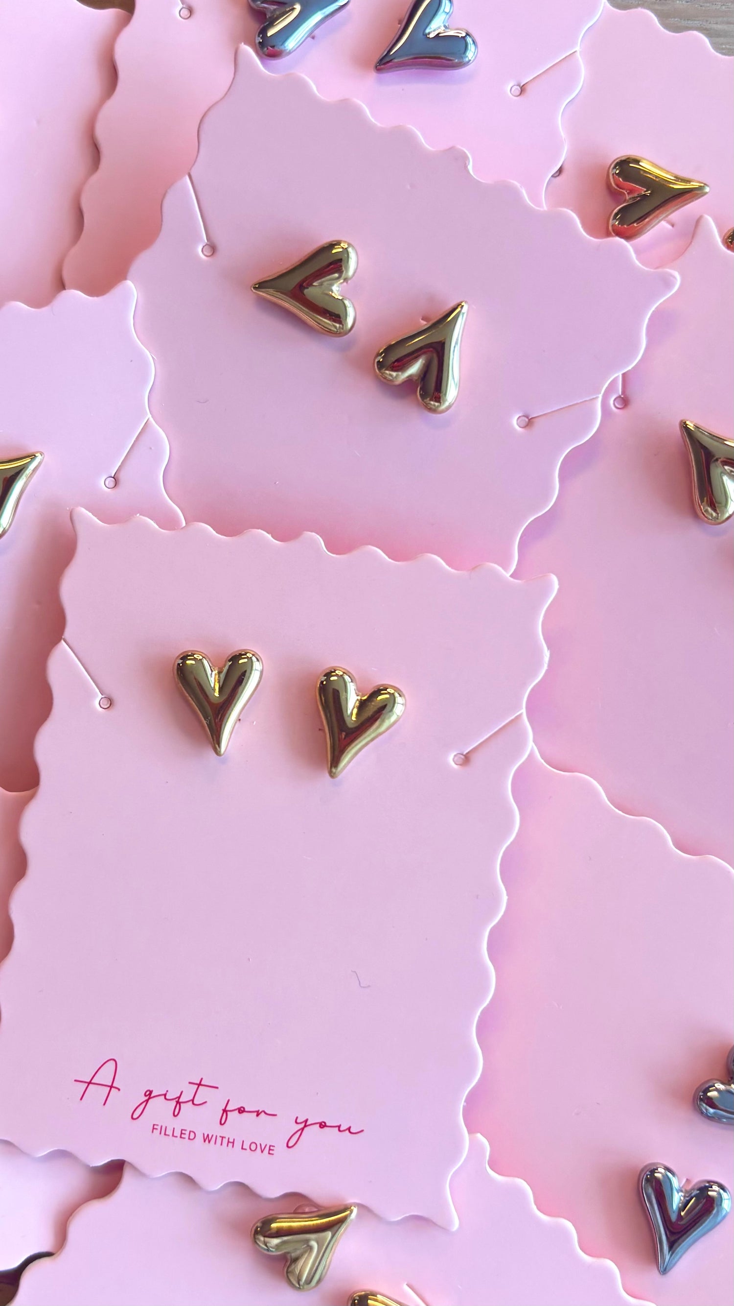 Heart Dots Earrings