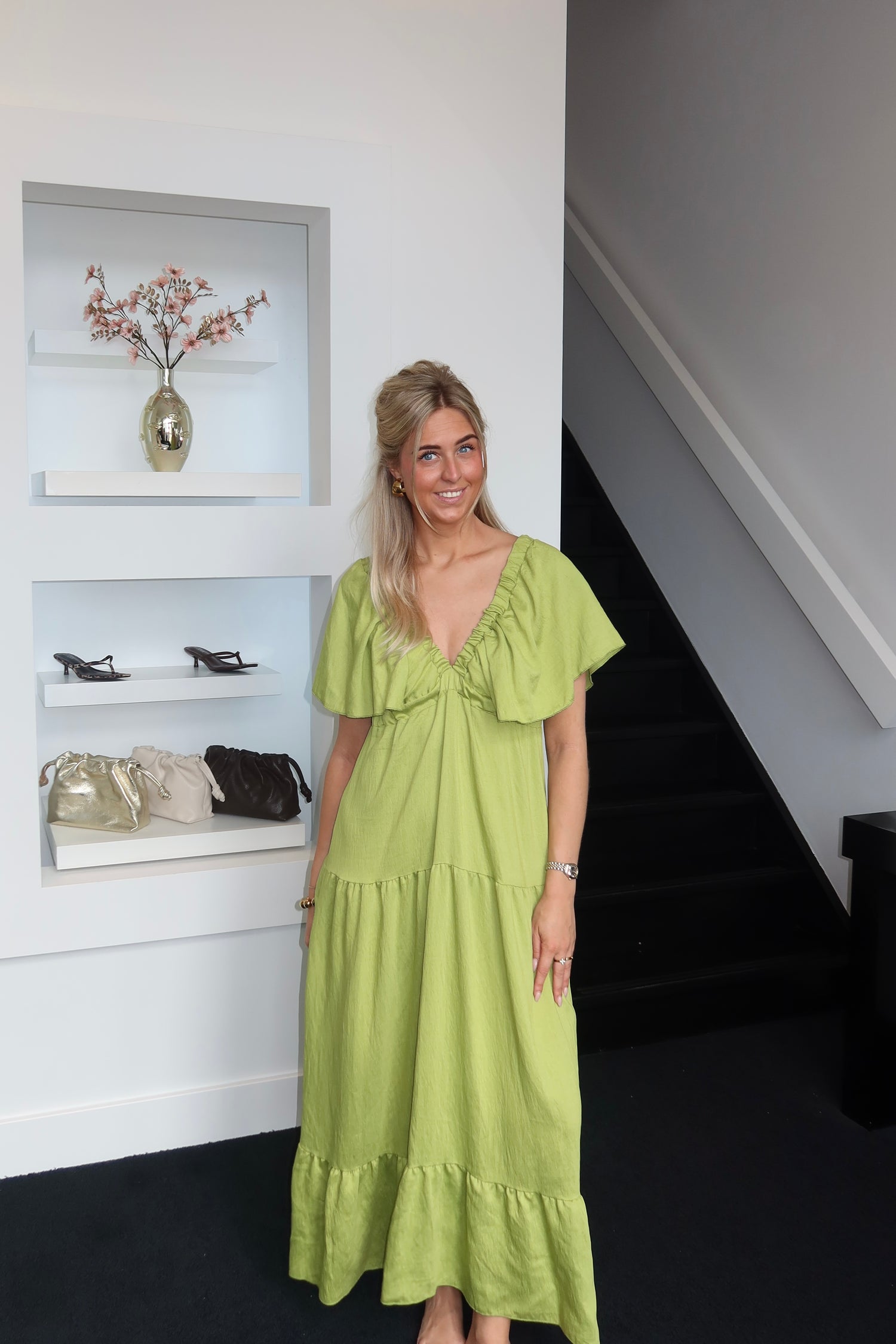 Bonita Dress Lime Green 5278