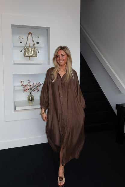 Isla Maxi Dress Brown