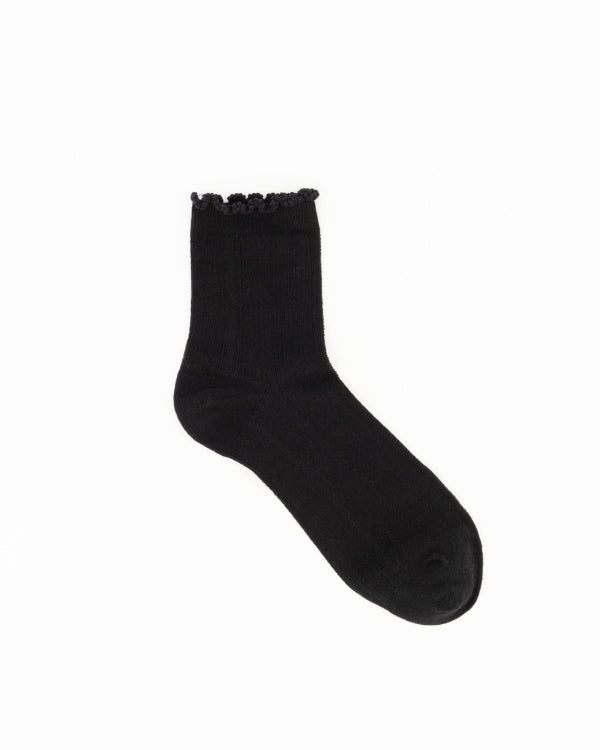 Ruffle Socks Zwart