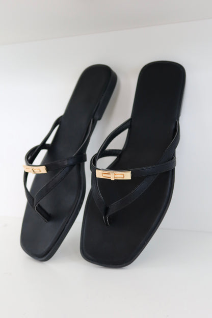 Santorini Slides Black